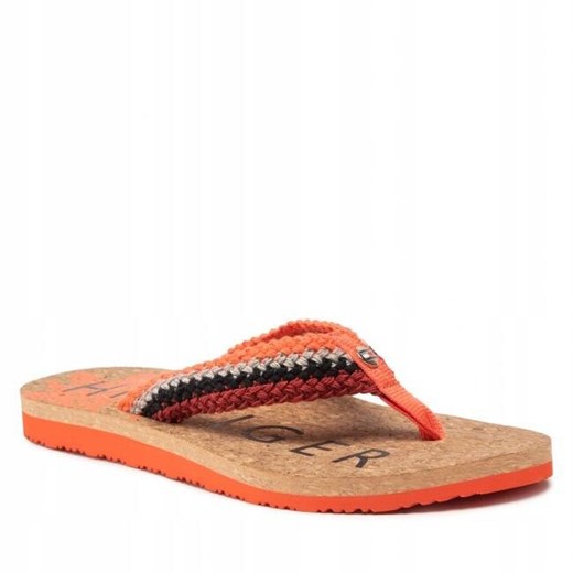 KLAPKI JAPONKI TOMMY HILFIGER BTA1609 ze sklepu olika.com.pl w kategorii Klapki damskie - zdjęcie 178968344