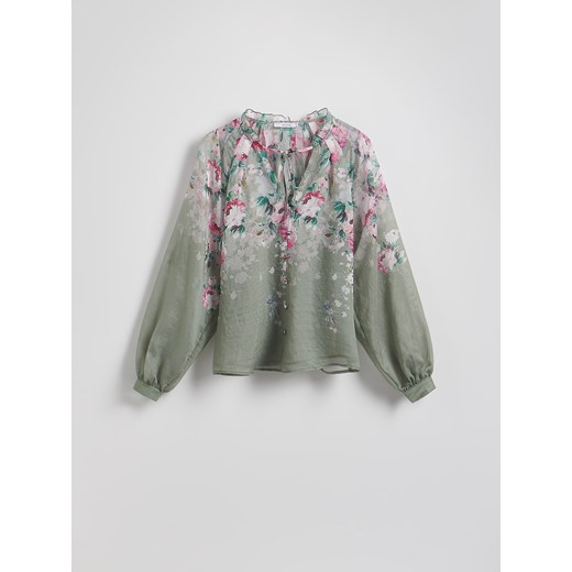 Reserved - Bluzka z wiskozą - wielobarwny Reserved L Reserved