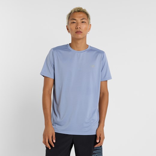 Koszulka męska New Balance MT41222DUS – niebieska ze sklepu New Balance Poland w kategorii T-shirty męskie - zdjęcie 178974683