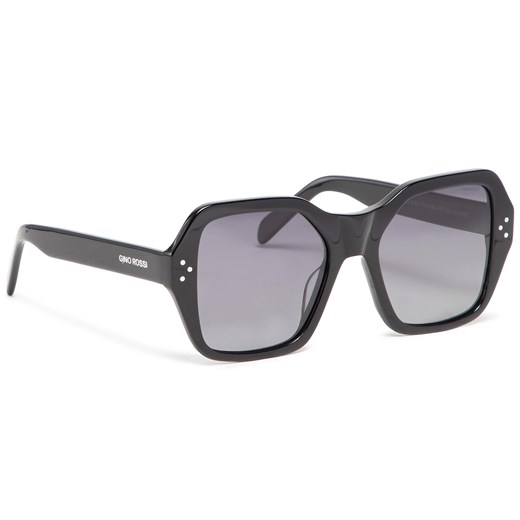 Okulary przeciwsłoneczne Gino Rossi O3WA-005-SS21 Czarny Gino Rossi one size eobuwie.pl