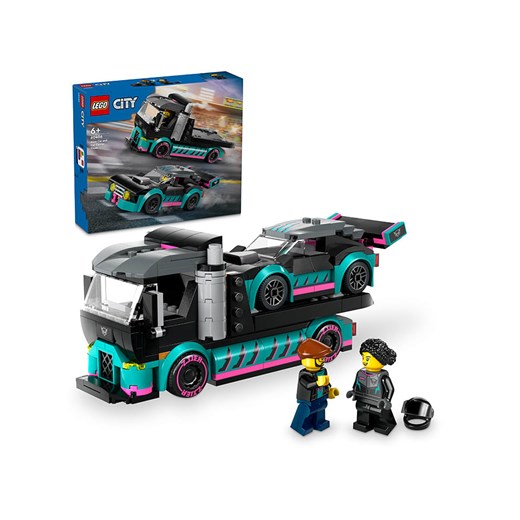 LEGO Zestaw LEGO® City 60406 Car transporter with racing car - 6+ Lego onesize okazja Limango Polska