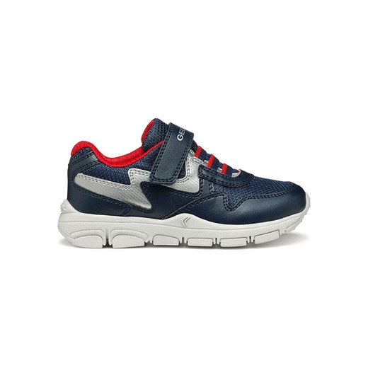 Geox Sneakersy &quot;New Torque&quot; w kolorze srebrno-granatowym ze sklepu Limango Polska w kategorii Buty sportowe dziecięce - zdjęcie 178976220