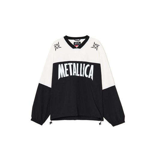 Cropp - Biało-czarna kurtka Metallica - czarny ze sklepu Cropp w kategorii Kurtki męskie - zdjęcie 178979262