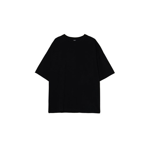 Cropp - Czarna koszulka oversize - czarny ze sklepu Cropp w kategorii Bluzki damskie - zdjęcie 178979281