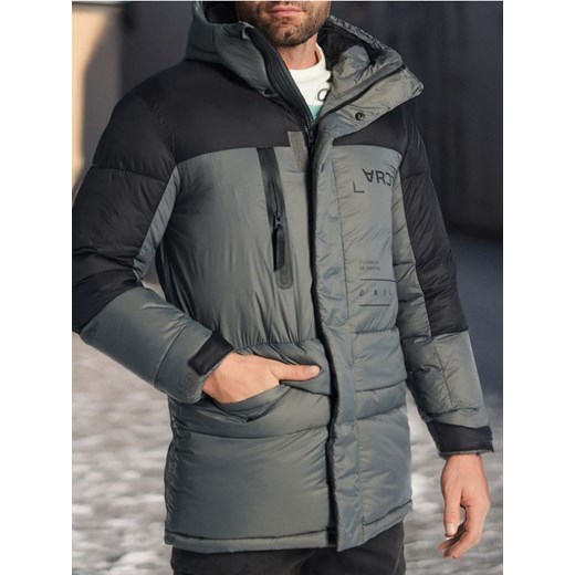Sinsay - Kurtka puffer - szary ze sklepu Sinsay w kategorii Kurtki męskie - zdjęcie 178980524