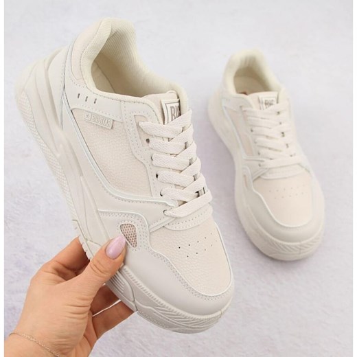 Buty damskie sportowe Big Star NN274668 beżowe beżowy 36 ButyModne.pl