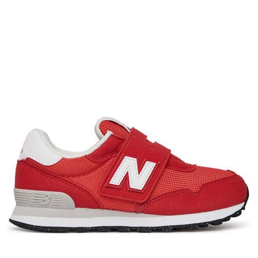 Sneakersy New Balance PV515BR Czerwony ze sklepu eobuwie.pl w kategorii Buty sportowe dziecięce - zdjęcie 178983881