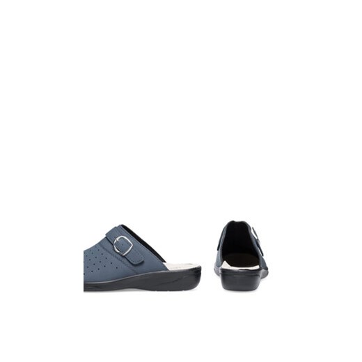 Klapki damskie Clara Barson na lato płaskie bez zapięcia 