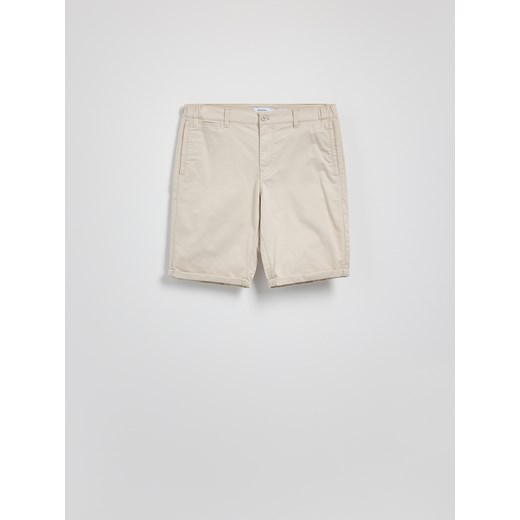 Reserved - Szorty chino slim - beżowy Reserved XL Reserved