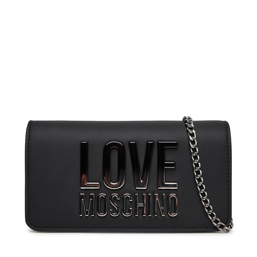 Kopertówka Love Moschino matowa na ramię