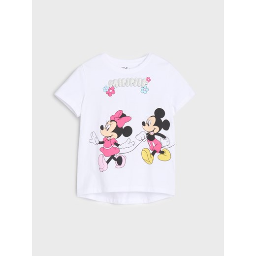 Sinsay - Komplet dzianinowy Minnie Mouse - biały Sinsay 104 Sinsay