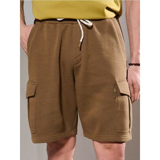 Sinsay - Szorty cargo - khaki ze sklepu Sinsay w kategorii Spodenki męskie - zdjęcie 178991640