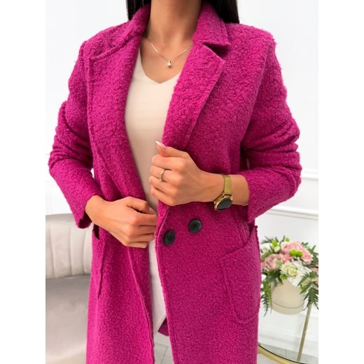 Fuksjowy Płaszcz z Kieszeniami Modnakiecka.pl 46 ModnaKiecka.pl