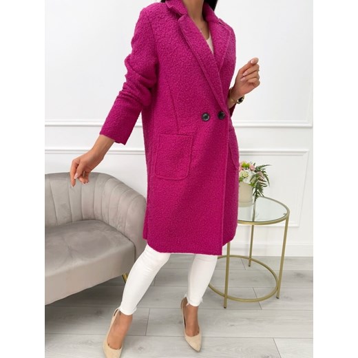 Fuksjowy Płaszcz z Kieszeniami Modnakiecka.pl 38 ModnaKiecka.pl
