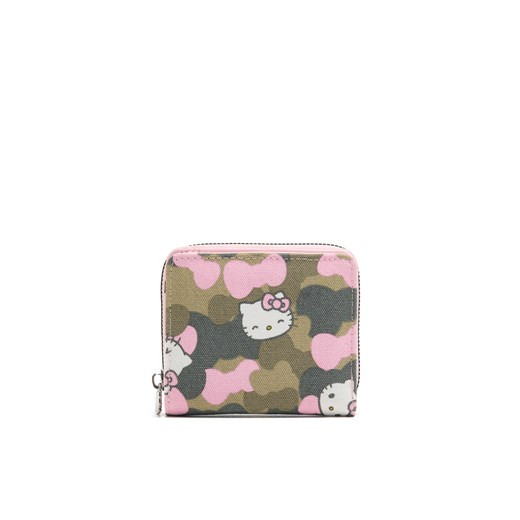 Cropp - Materiałowy portfel moro Hello Kitty - wielobarwny ze sklepu Cropp w kategorii Portfele damskie - zdjęcie 178995254