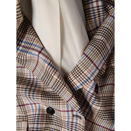 Reserved - Dwurzędowa marynarką w kratę - wielobarwny Reserved M Reserved