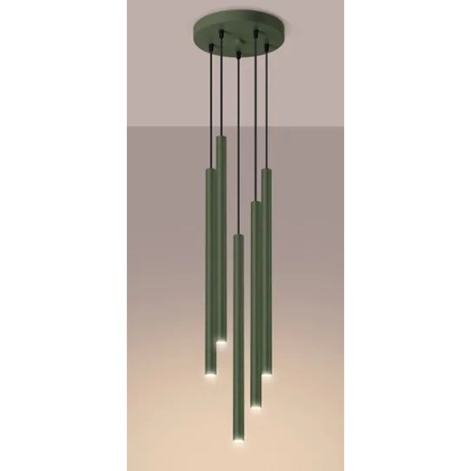 Zielona stylowa lampa wisząca - M088-Natilo Lumes One Size Edinos.pl