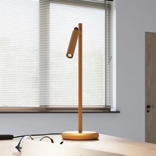 Złota elegancka lampka na biurko - M090-Natilo Lumes One Size Edinos.pl