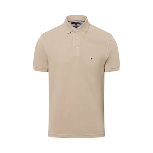 Tommy Hilfiger Męska koszulka polo Mężczyźni Bawełna piaskowy jednolity ze sklepu vangraaf w kategorii T-shirty męskie - zdjęcie 178999470