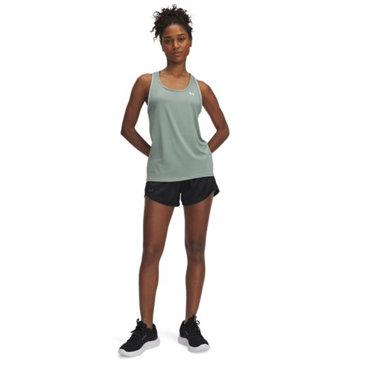 Damskie spodenki treningowe Under Armour Tech Play Up Shine Shorts - czarne ze sklepu Sportstylestory.com w kategorii Szorty - zdjęcie 179003042