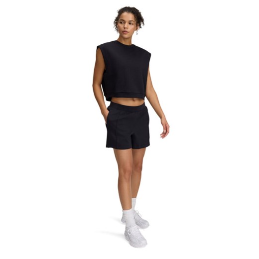 Damskie spodenki dresowe Under Armour UA Unstoppable Fleece Short - czarne ze sklepu Sportstylestory.com w kategorii Szorty - zdjęcie 179003063