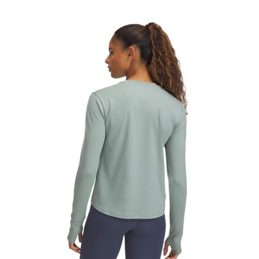 Damski longsleeve do biegania Under Armour UA Launch Pro - zielony ze sklepu Sportstylestory.com w kategorii Bluzki damskie - zdjęcie 179003123