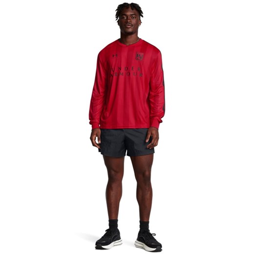Męskie spodenki treningowe Under Armour UA M\'s 96 Terrace Wvn Shorts - czarne ze sklepu Sportstylestory.com w kategorii Spodenki męskie - zdjęcie 179003152