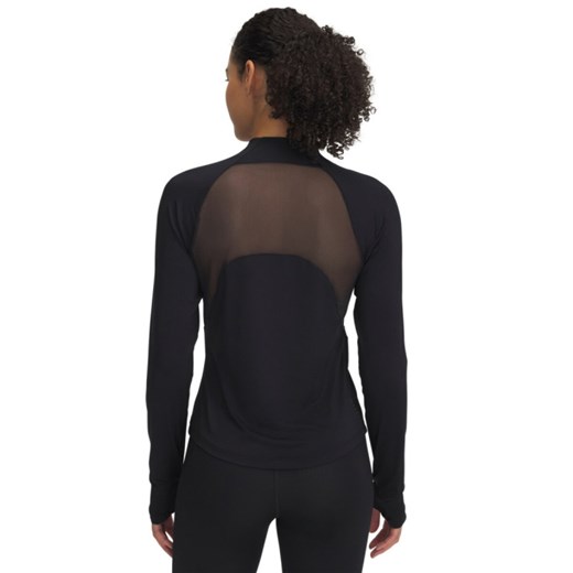 Damski longsleeve treningowy Under Armour Vanish Elite Vent FZ - czarny ze sklepu Sportstylestory.com w kategorii Bluzki damskie - zdjęcie 179003190