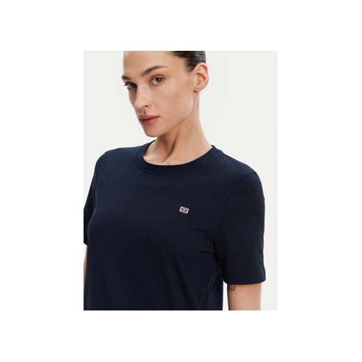 Tommy Hilfiger T-Shirt WW0WW45522 Granatowy Regular Fit Tommy Hilfiger XXL MODIVO