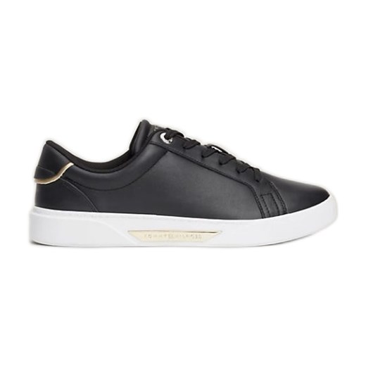 Buty Tommy Hilfiger Chic Hw Court Sneaker FW0FW07813BDS czarne ze sklepu ButyModne.pl w kategorii Buty sportowe damskie - zdjęcie 179005401