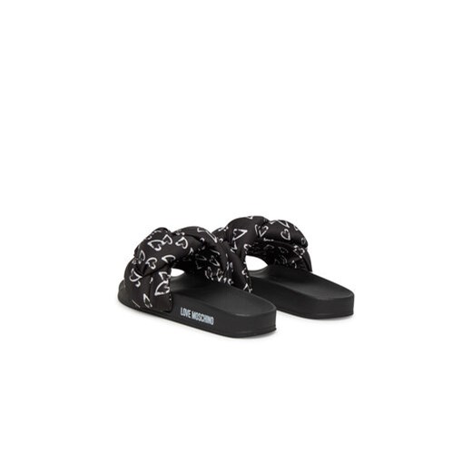 LOVE MOSCHINO Klapki JA28312G0MIW100B Czarny Love Moschino 39 MODIVO