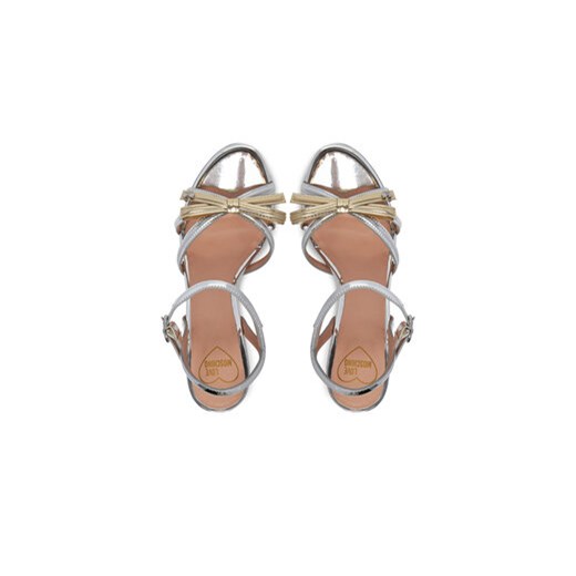 LOVE MOSCHINO Sandały JA16096G1MJE190A Srebrny Love Moschino 38 MODIVO