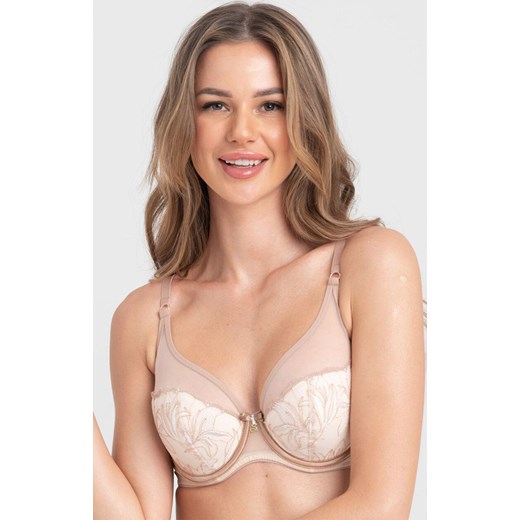 Biustonosz push-up cappuccino Savana A338, Kolor cappuccino, Rozmiar 65G, Samanta 70G Primodo okazja