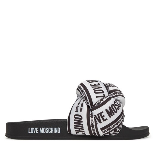 Klapki LOVE MOSCHINO JA28312G0MIW310A Biały ze sklepu eobuwie.pl w kategorii Klapki damskie - zdjęcie 179008110