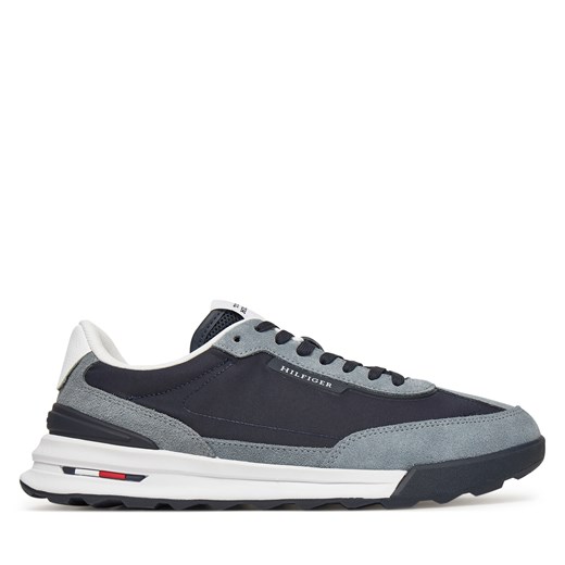 Sneakersy Tommy Hilfiger Retro Runner Seasonal FM0FM05425 Granatowy Tommy Hilfiger 46 eobuwie.pl