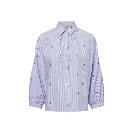 Weekend Max Mara Damska bluzka koszulowa - Gilly Kobiety Bawełna jasnoniebieski w paski ze sklepu vangraaf w kategorii Koszule damskie - zdjęcie 179009203