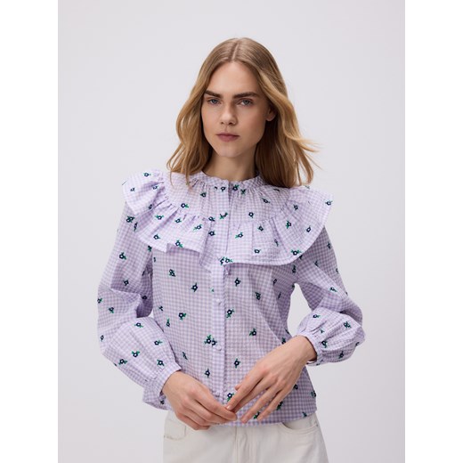 Reserved - Wzorzysta bluzka - wielobarwny ze sklepu Reserved w kategorii Bluzki damskie - zdjęcie 179011872