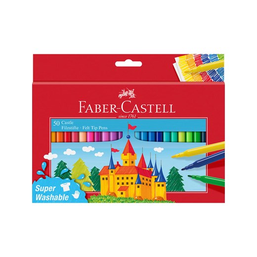 Faber-Castell Flamastry (50 szt.) &quot;Castle&quot; ze sklepu Limango Polska w kategorii Akcesoria biurowe - zdjęcie 179015462