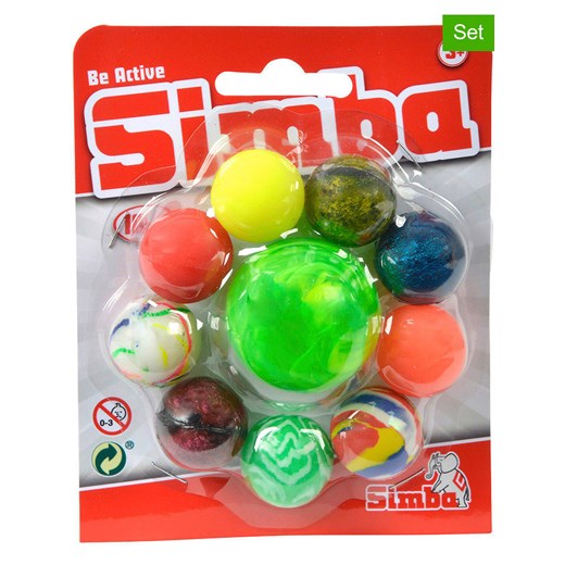 Simba Piłeczki (10 szt.) w różnych kolorach do odbijania - 3+ ze sklepu Limango Polska w kategorii Zabawki - zdjęcie 179015701
