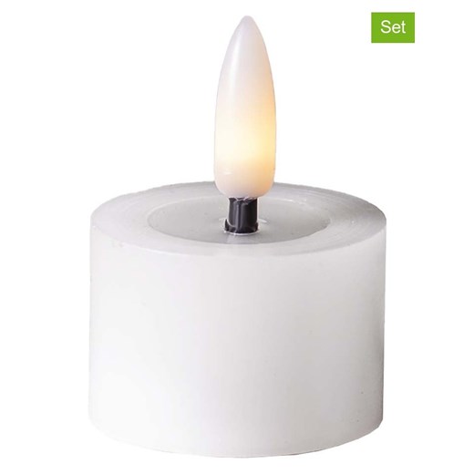 STAR Trading Świece LED (2 szt.) w kolorze białym - wys. 4 x Ø 5 cm ze sklepu Limango Polska w kategorii Świece i dyfuzory - zdjęcie 179016000