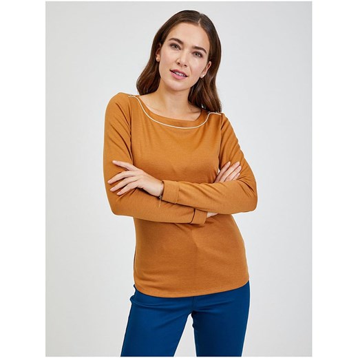 Bluzka damska brązowa ORSAY casualowa 