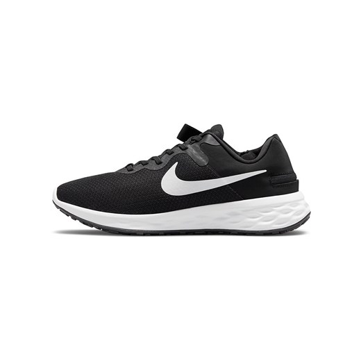 Czarne buty sportowe męskie Nike revolution wiązane jesienne tkaninowe