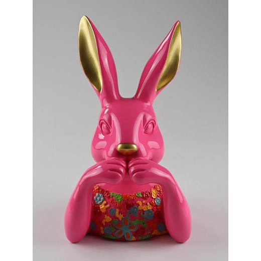 AM Design Figurka dekoracyjna w kolorze różowym - 14 x 23 x 13 cm ze sklepu Limango Polska w kategorii Dekoracje - zdjęcie 179016554