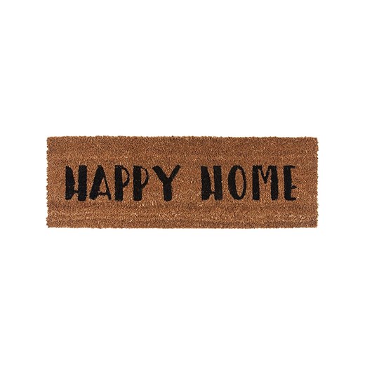 Present Time Wycieraczka "Happy Home" w kolorze brązowym - 75 x 26 cm - id: 6249738 - marki Present Time - 179017261 Present Time Wycieraczka "Happy Home" w kolorze brązowym - 75 x 26 cm ze sklepu Limango Polska w kategorii Dom - zdjęcie 179017261