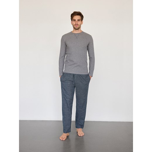 Reserved - Dwuczęściowa piżama - ciemnoszary ze sklepu Reserved w kategorii Piżamy męskie - zdjęcie 179017923