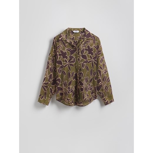 Reserved - Wzorzysta koszula z lyocellu - wielobarwny Reserved M Reserved