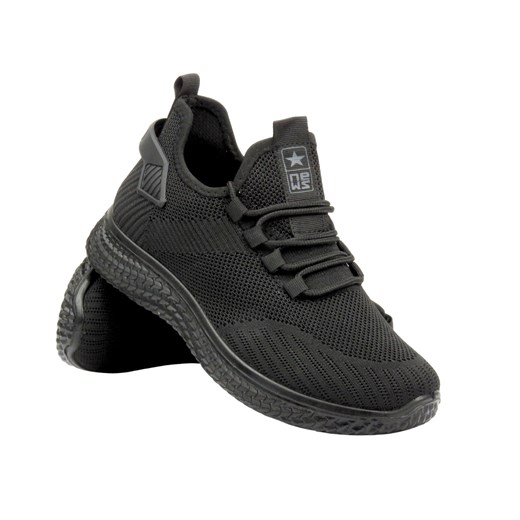 Buty damskie sportowe NEWS 21TX02-3634, czarne ze sklepu ulubioneobuwie w kategorii Buty sportowe damskie - zdjęcie 179020971