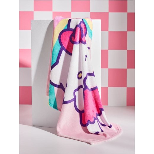 Sinsay - Koc Hello Kitty - różowy Sinsay One Size Sinsay