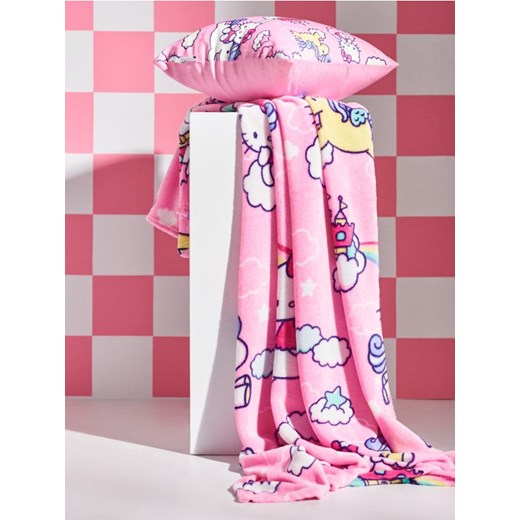 Sinsay - Koc Hello Kitty - różowy ze sklepu Sinsay w kategorii Koce i pledy - zdjęcie 179022104