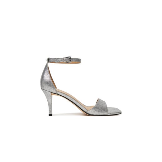 Sandały damskie Michael Kors letnie srebrne 